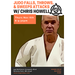 Judo Falls, Throws, & Footsweeps w/Chris Howell 12.6.18