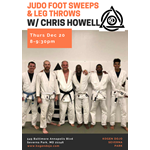 Judo Foot Sweeps & Leg Throws w/Chris Howell 12.20.18